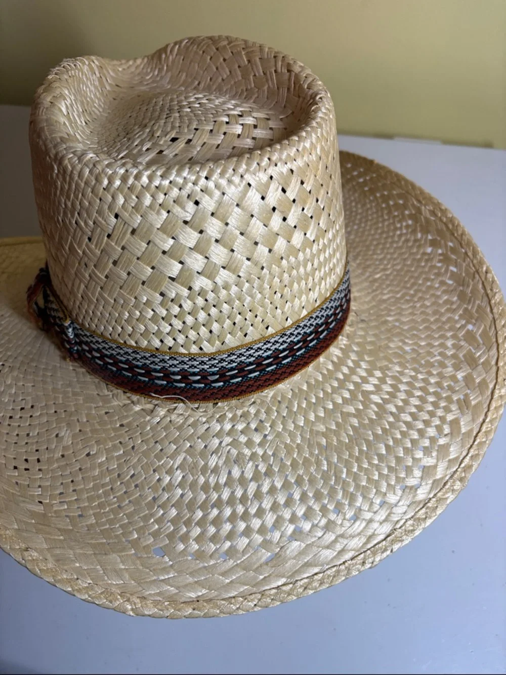 Resistol Vintage Opryland USA Theme Park Stagecoach Straw Hat 7 3/8